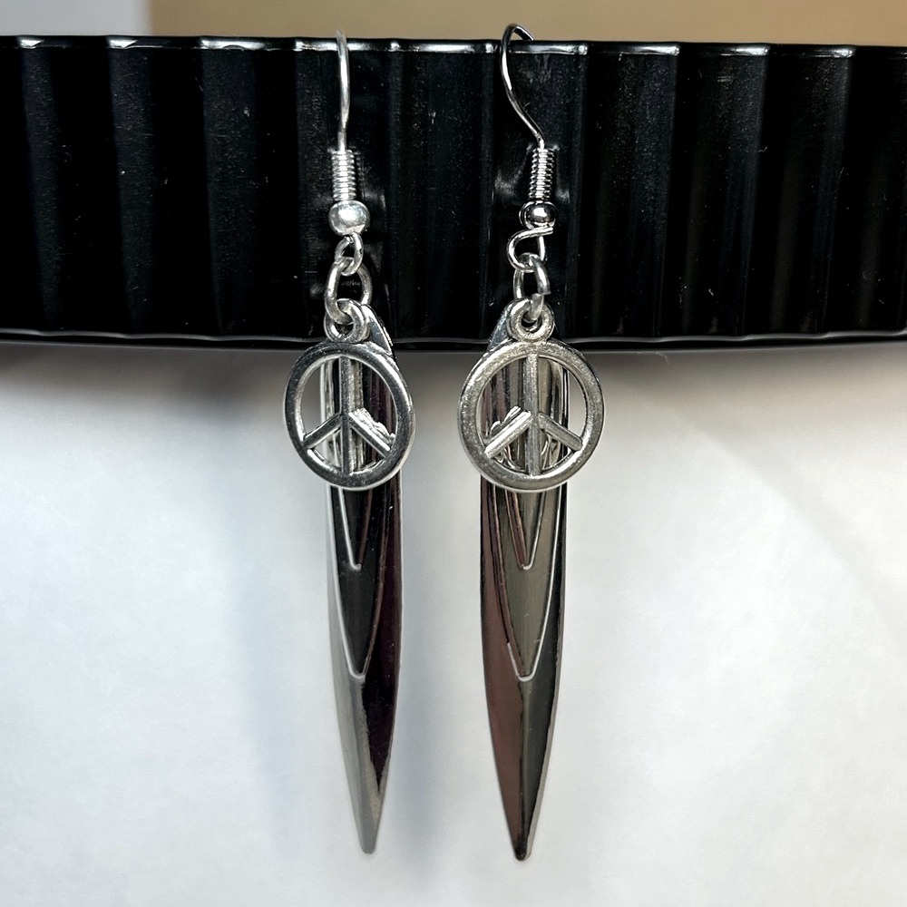 Peace Sign Earrings